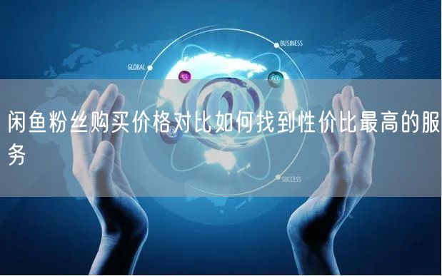 闲鱼粉丝购买价格对比如何找到性价比最高的服务