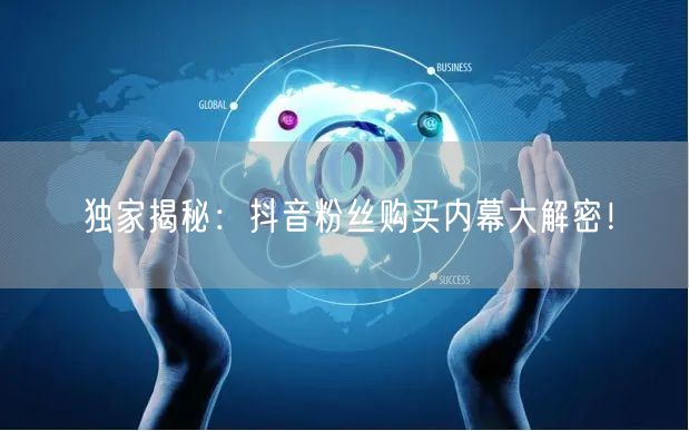 独家揭秘：抖音粉丝购买内幕大解密！