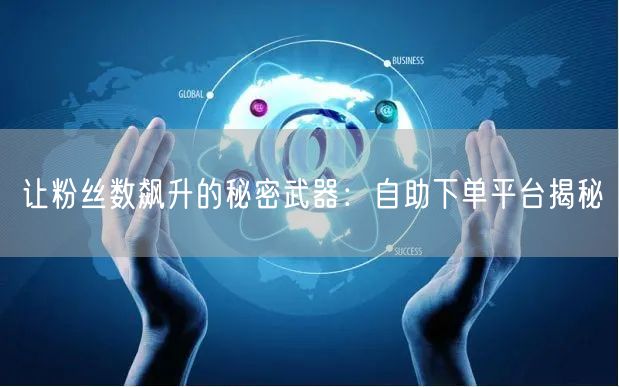 让粉丝数飙升的秘密武器：自助下单平台揭秘