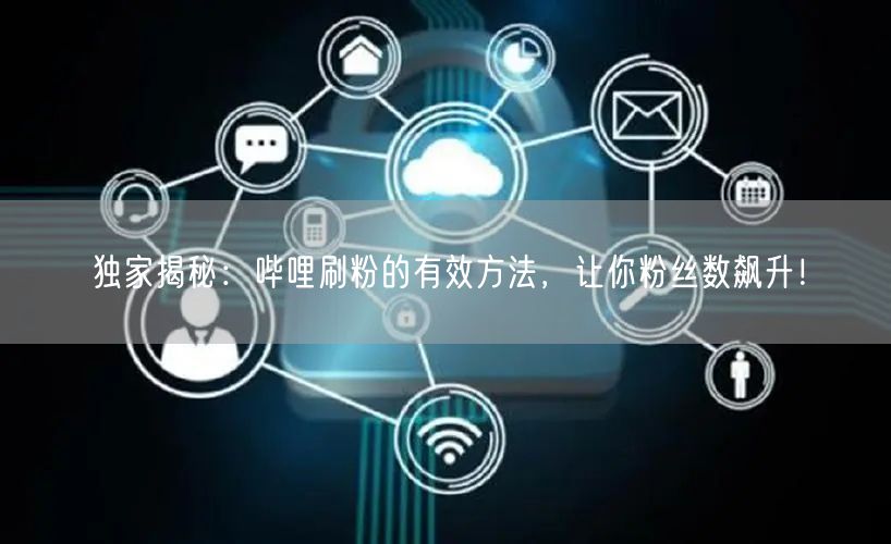 独家揭秘：哔哩刷粉的有效方法，让你粉丝数飙升！